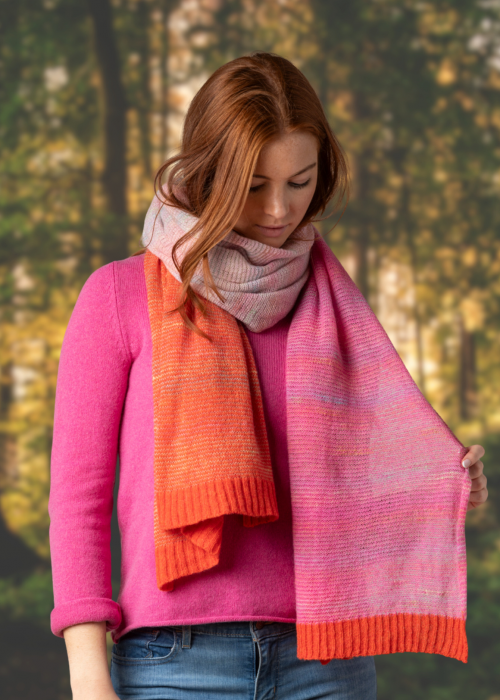 ERIBÉ | Treeline Wide Wrap | Bubble Gum